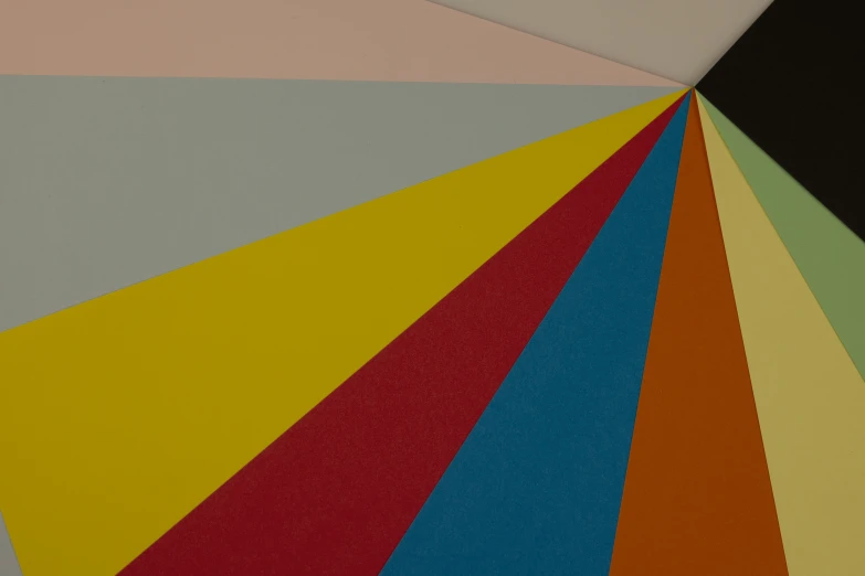 multicolored sheets that are diagonal and in a row