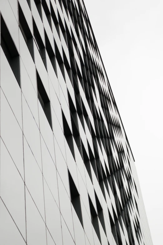 a close up view of an abstract building