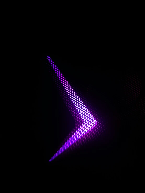a bright, purple abstract background shows different lines