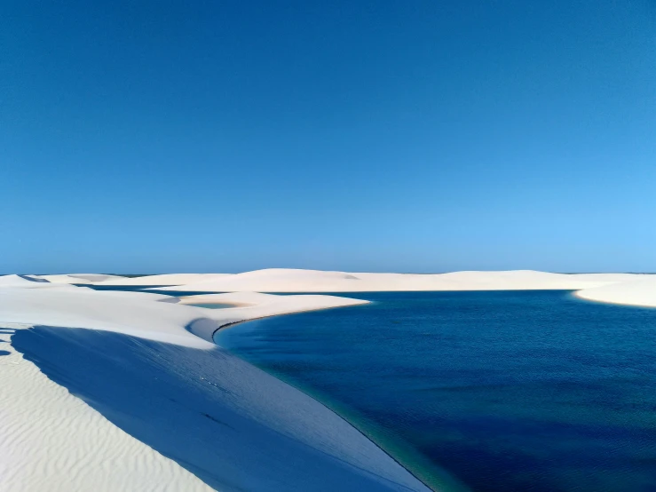 the vast expanse of water that was a frozen river