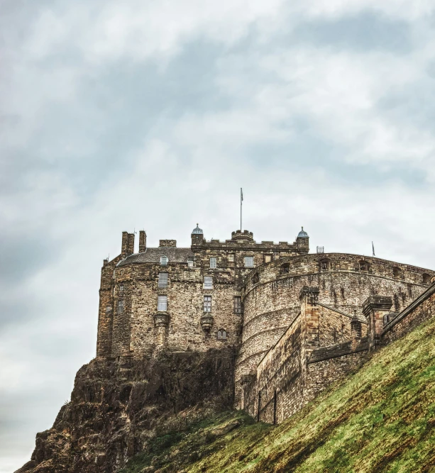 the castle atop the hill looks to be built to look like it's on top