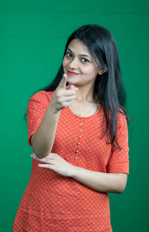 an indian woman posing for a pograph