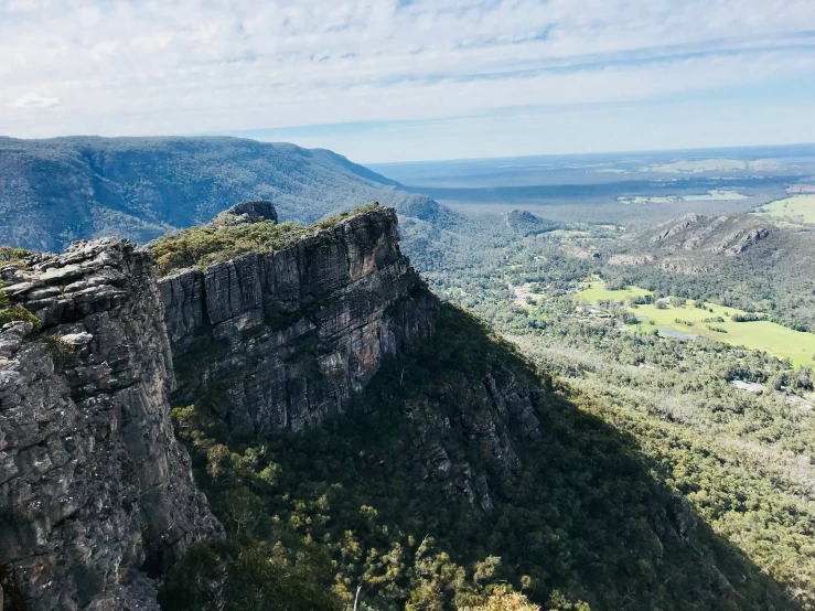 a view from the top of a mountain