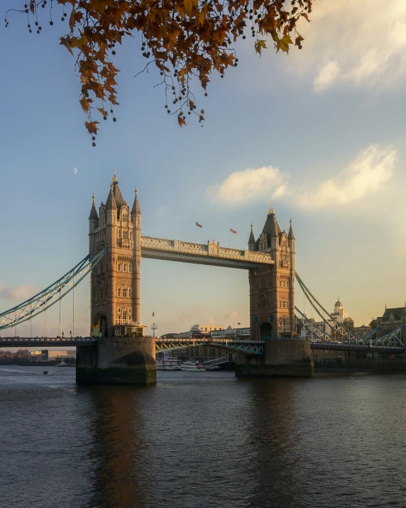 a long bridge spanning over a body of water