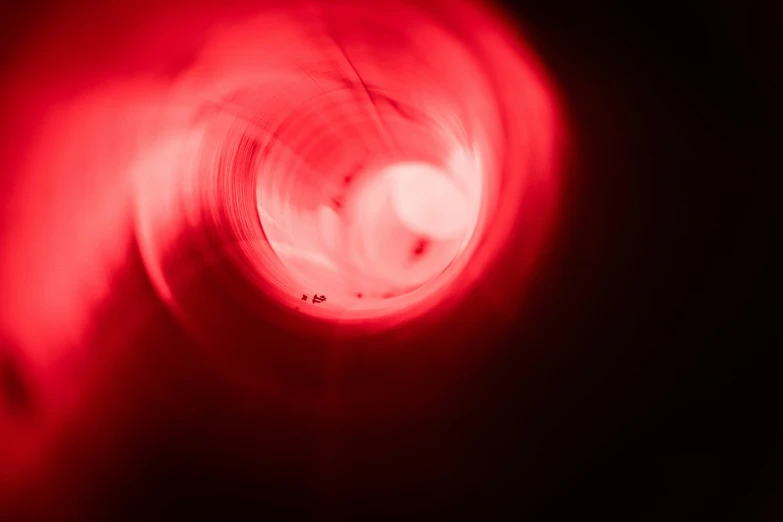 the top view of a black light with red circles