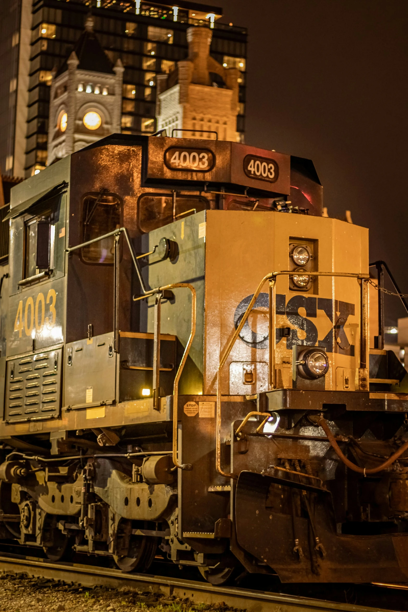 a old train has graffiti written on it