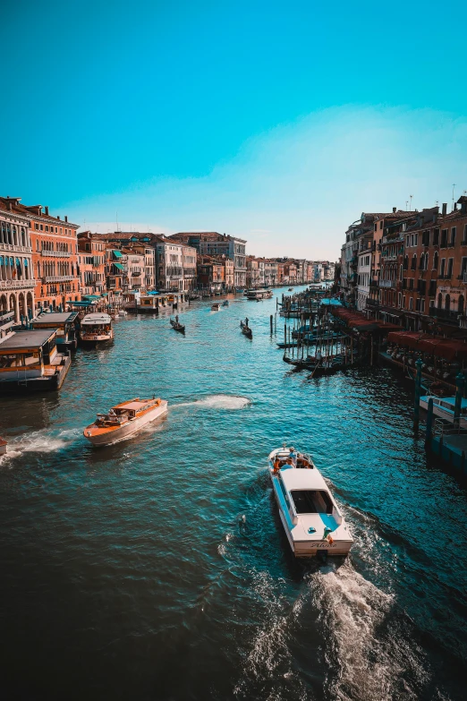 a large body of water with boats on it