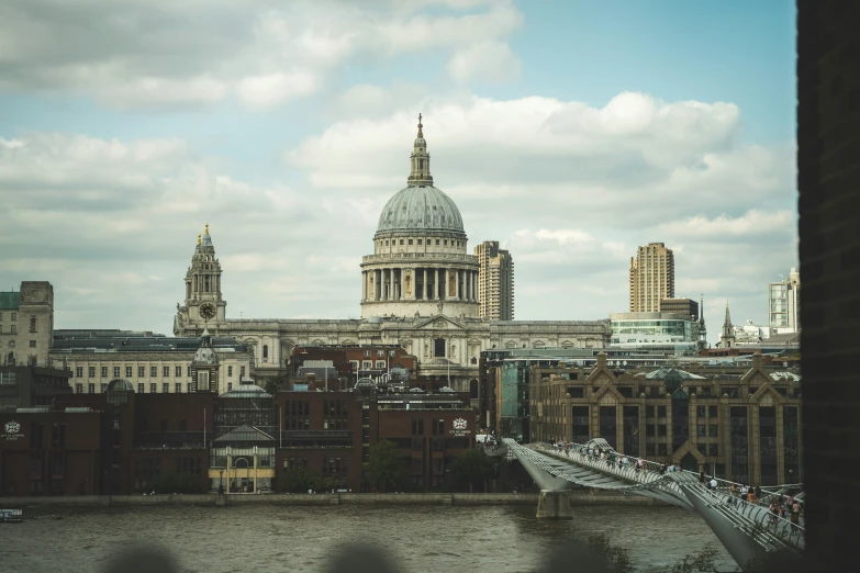 a view of some very tall buildings and a large body of water