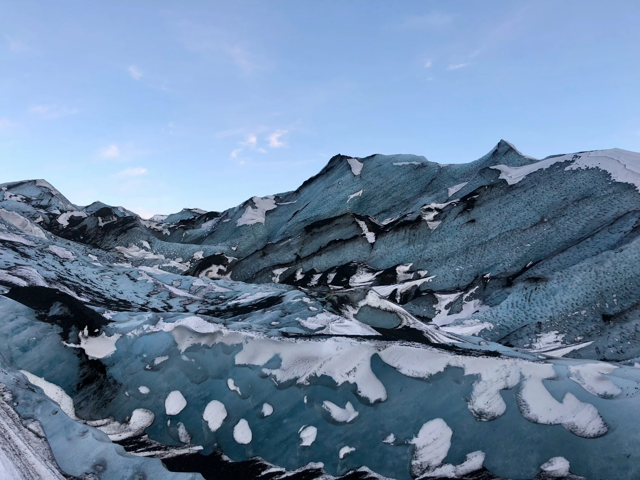 a snow covered mountain and the sky