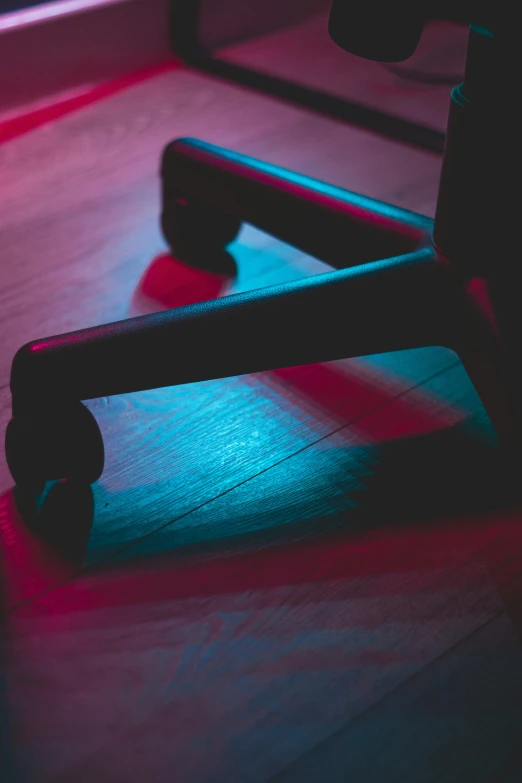 an exercise equipment in a brightly lit room