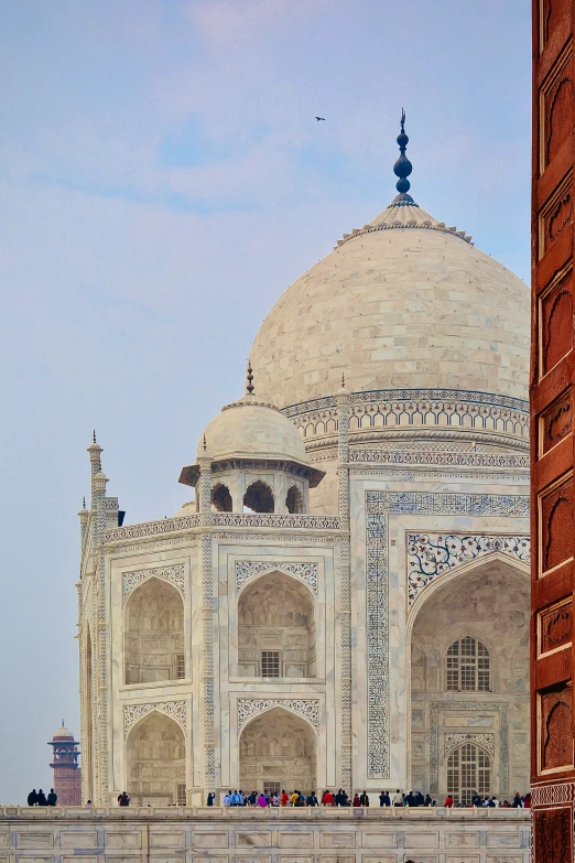 the dome of a building with arches and windows