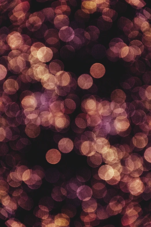 abstract purple and pink bubbles on dark black