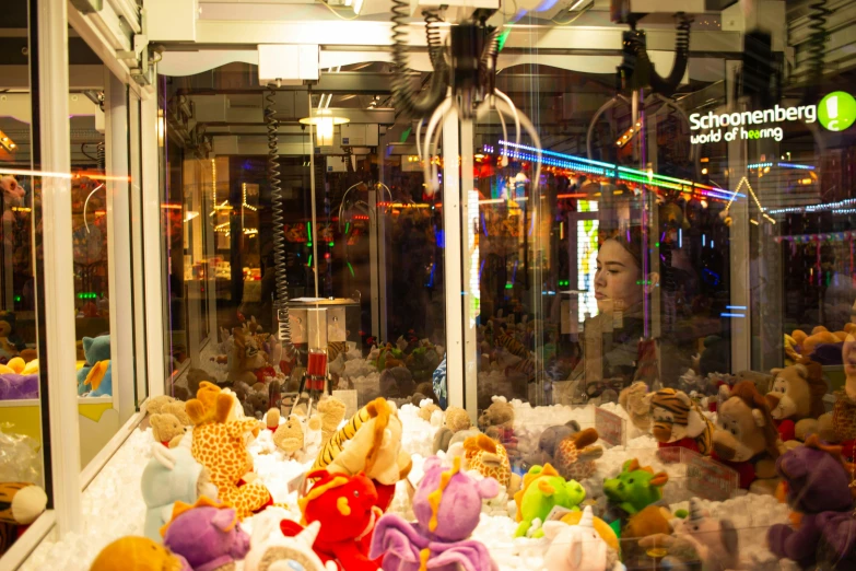 an image of several stuffed animals in the store