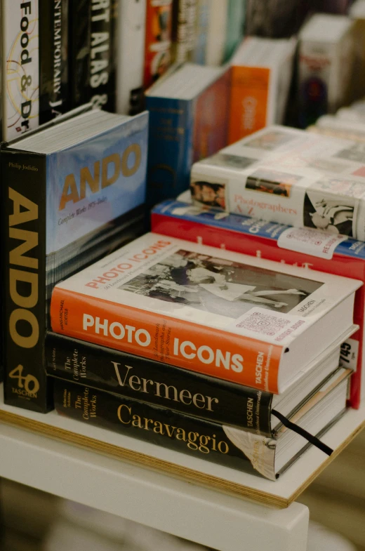 various po books on display in a book store