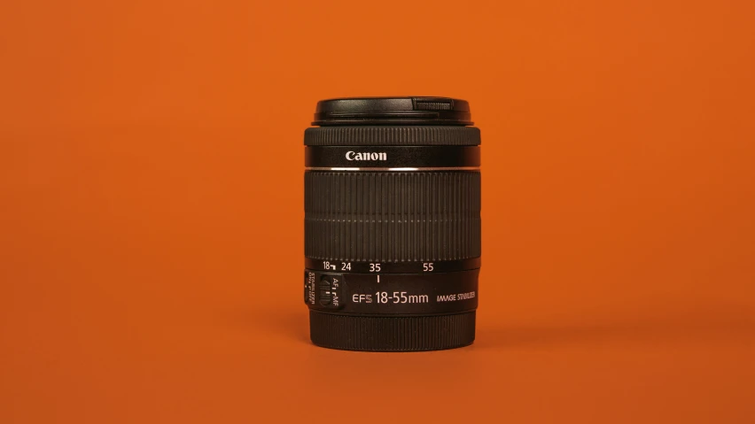 a camera lens, which is facing towards the camera