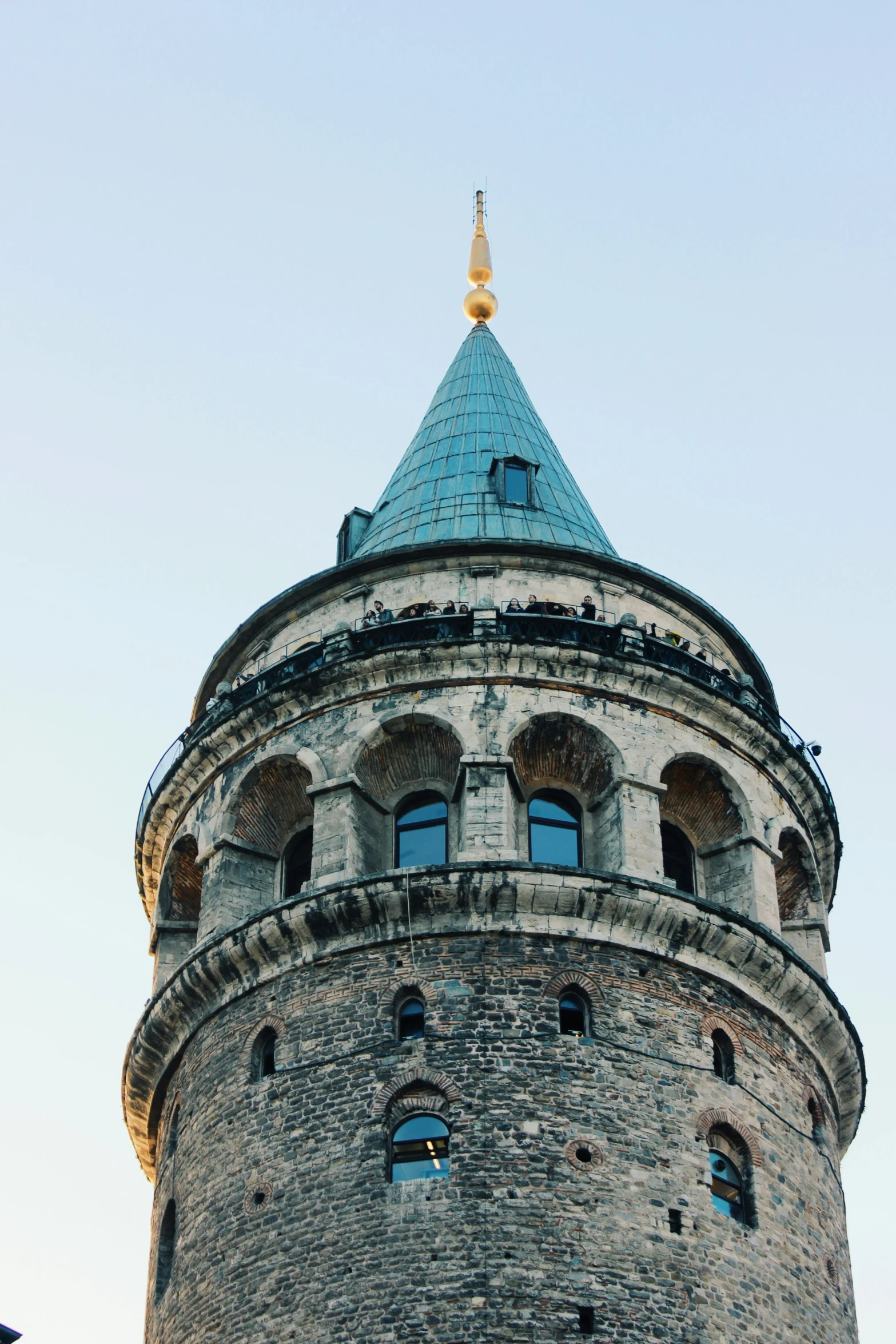 the tower has a sky line for views