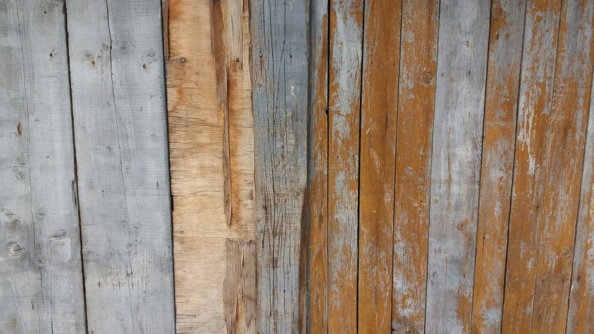 two different kinds of wooden boards standing side by side