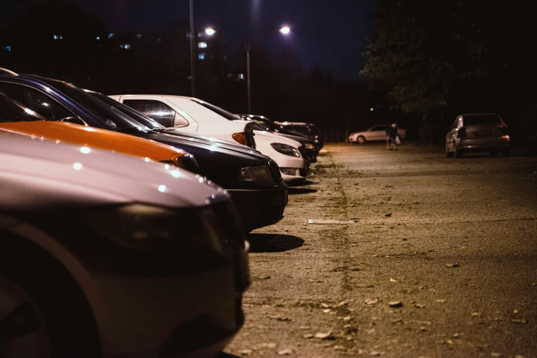 a group of cars parked next to each other