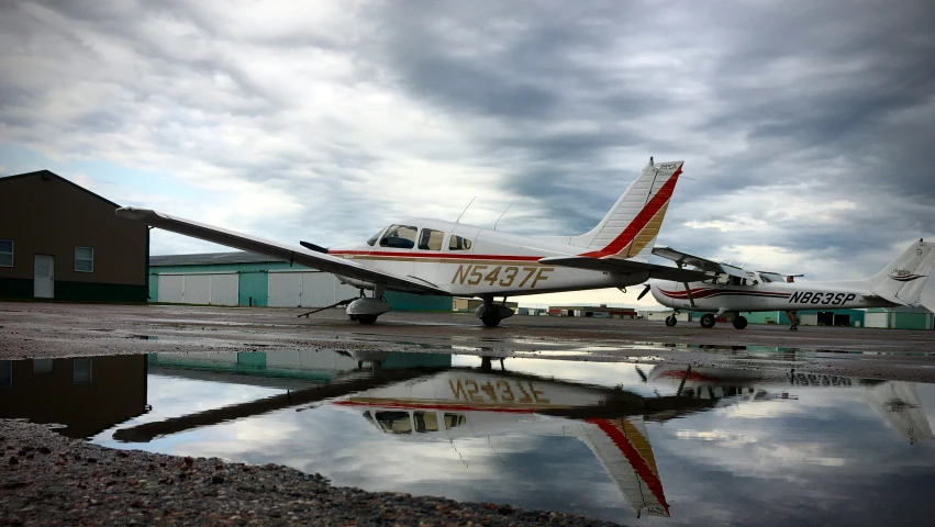 a small airplane that is sitting on a runway