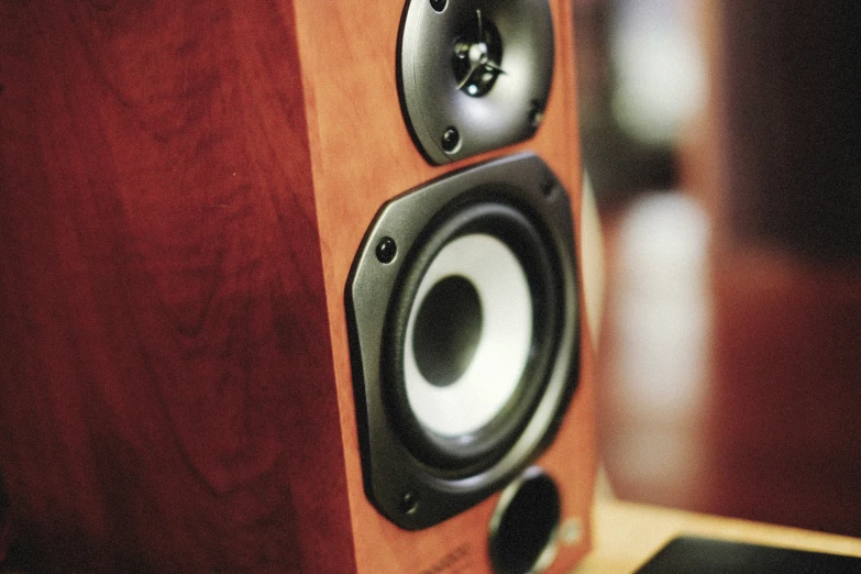 the speakers are built with wood and steel