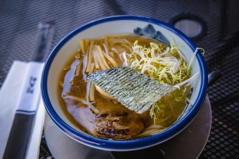 a bowl filled with lots of different kinds of food