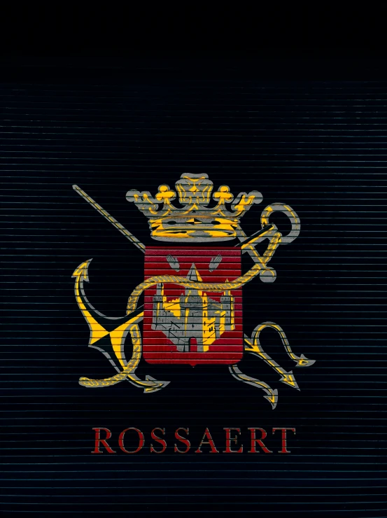 the symbol of rosaart on the front cover of a laptop