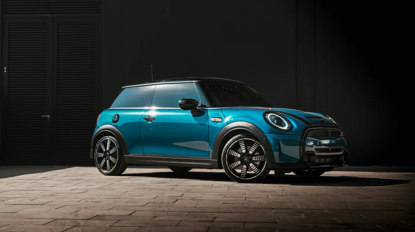 the new mini cooper is shown in this image