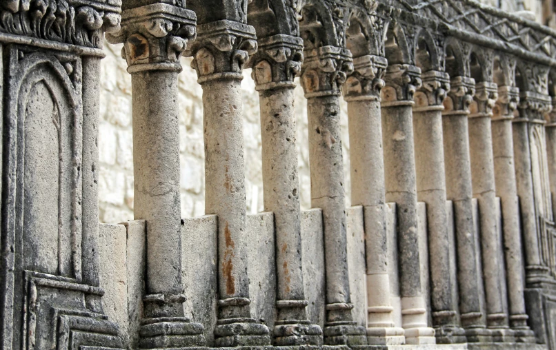 architectural details are displayed on an ornate building