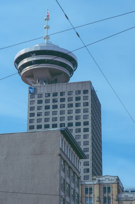 two building that are in the middle of a city