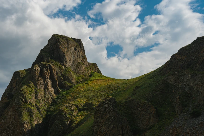 some very pretty hills on a cloudy day