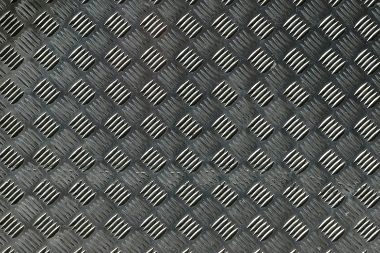 a very abstract pattern on metal with diagonal stripes