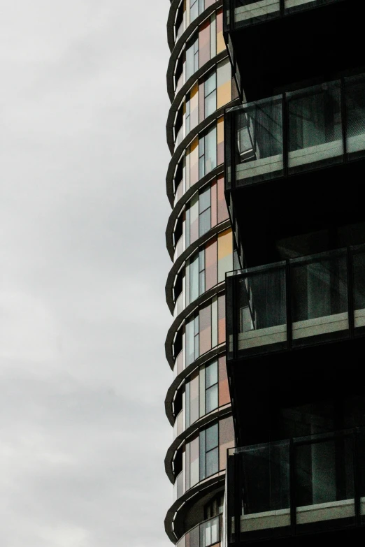 a tall building with some very nice windows