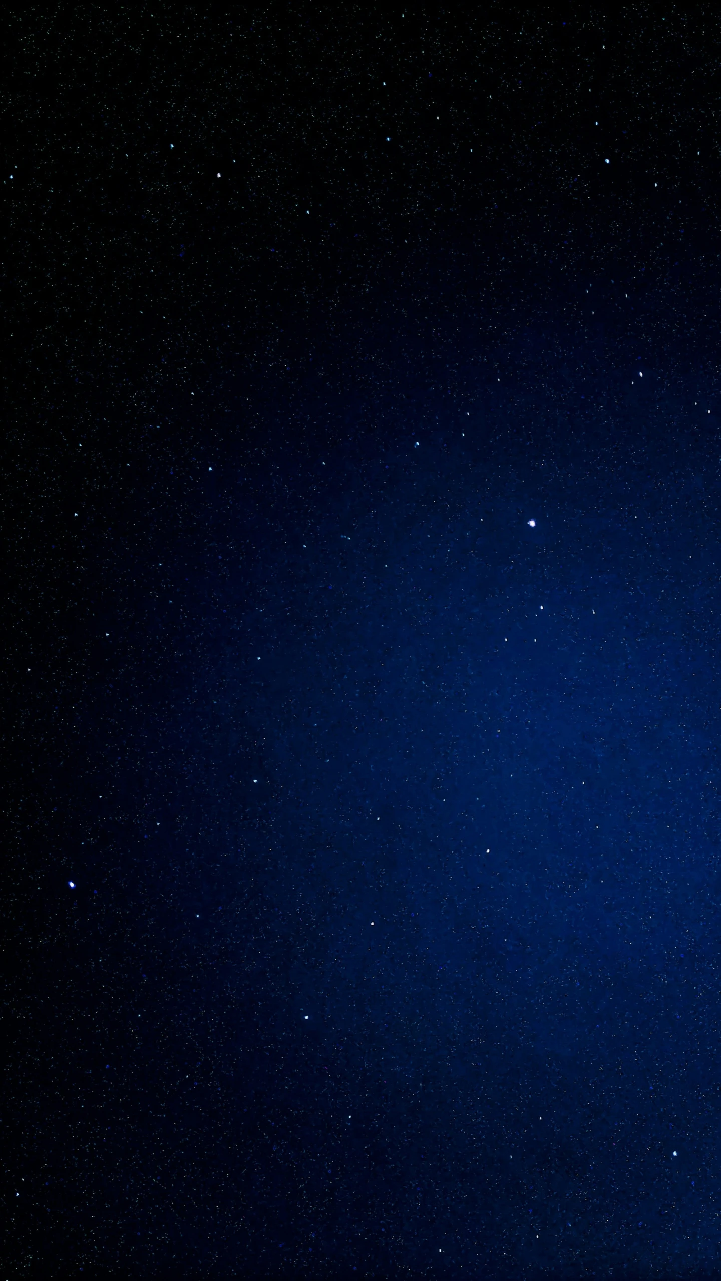 a night time sky with the moon and stars