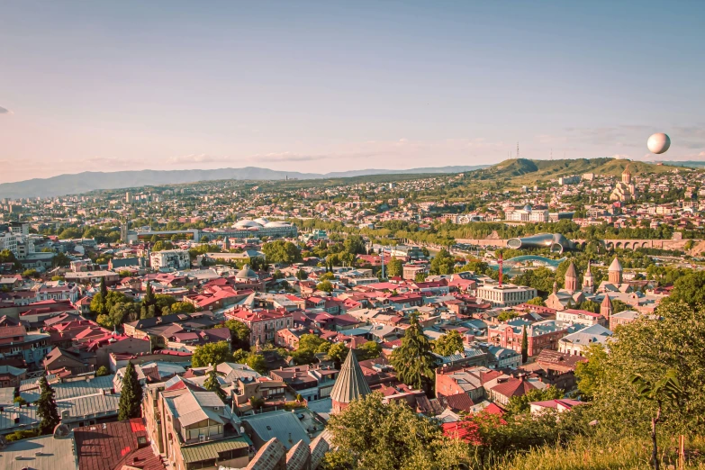 an aerial s of a small town