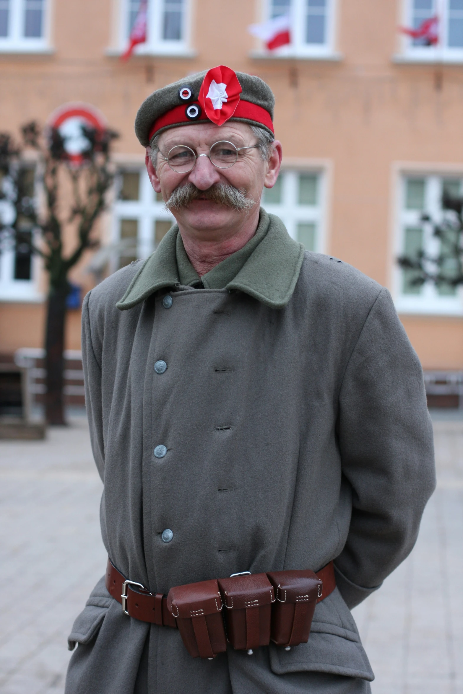 old gentleman dressed in the uniform of a military commander