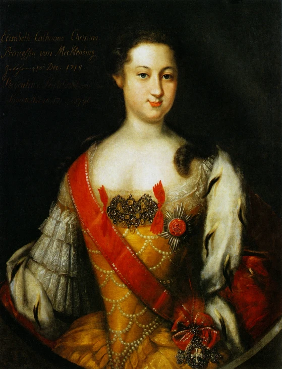 a very cute old painting of a young lady in a dress