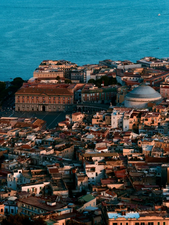 a view of a large city on a hill