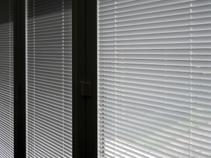 an image of blinds that look like they are closed