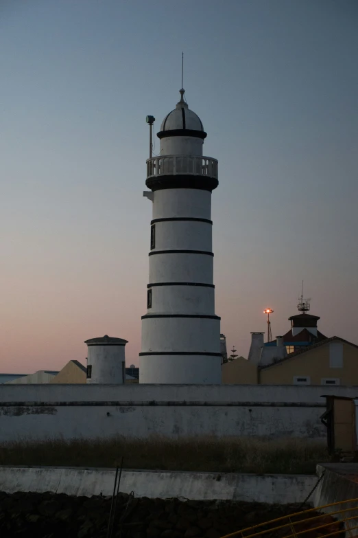 the lighthouse in this area is dark but it appears to be not illuminated