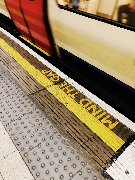 a subway train that is about to go by