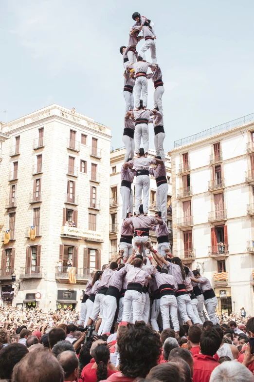 people gather in a pyramid of the individual form