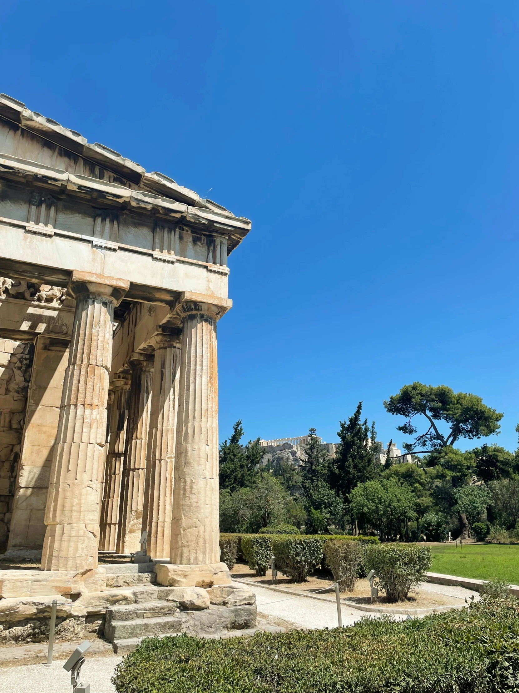 the temple at delfiori in the agon area