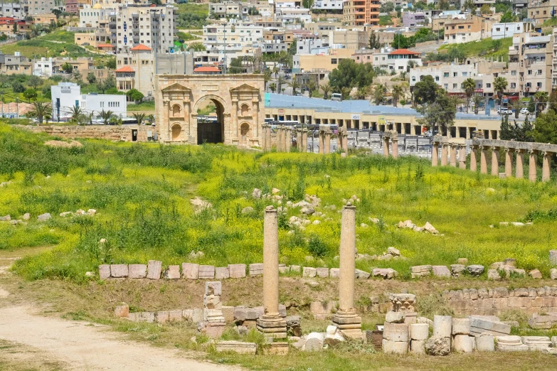 the old ruins are being restored, but there is no much to it