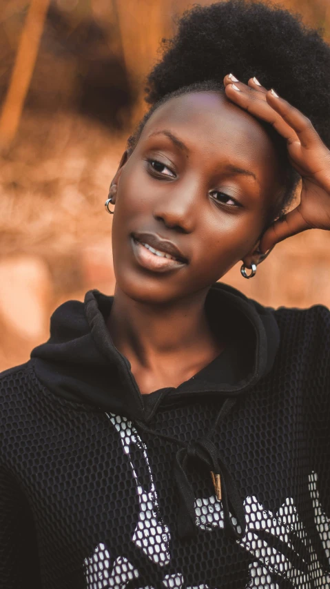 an image of a woman with short hair