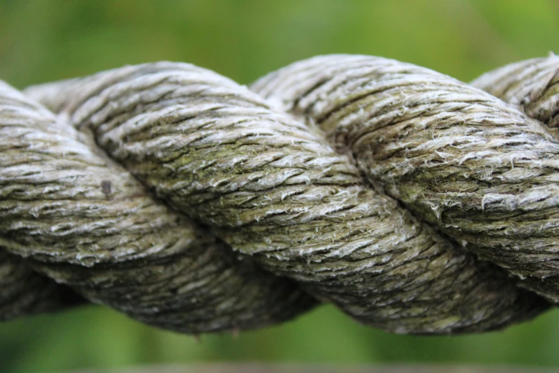 rope that looks like yarn with chipped lines