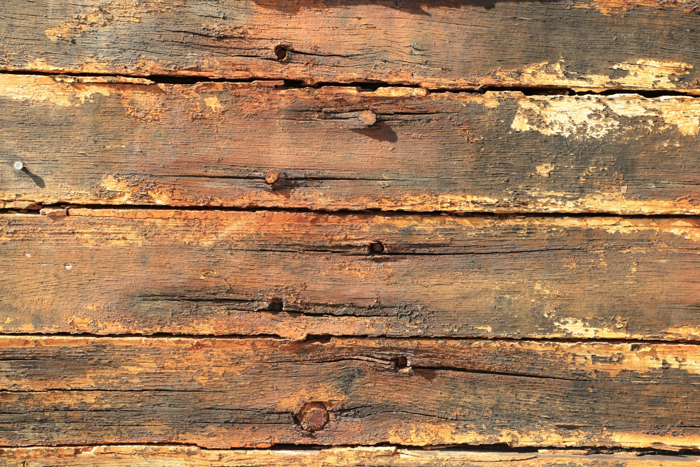 peeling wood that looks to have been taken from a tree