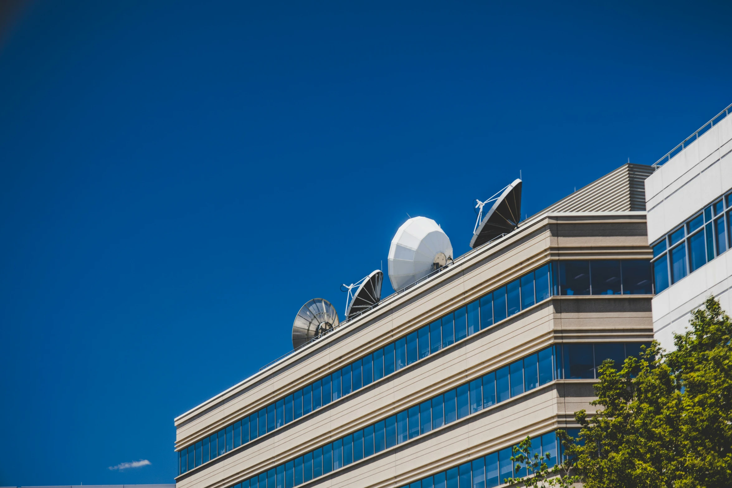 the antenna is on top of this building