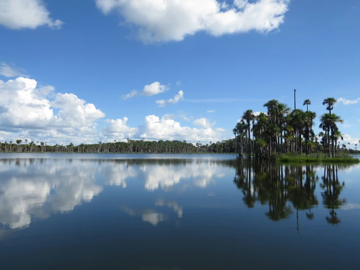 a view of a water way that is calm