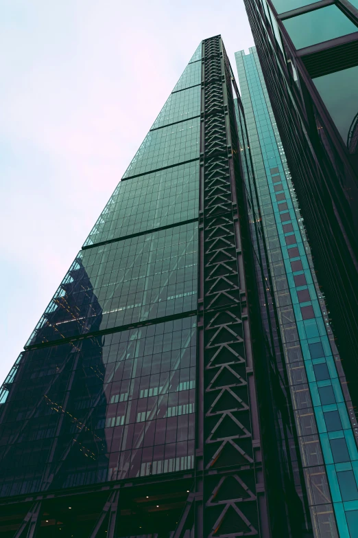 very high rise office building with glass windows