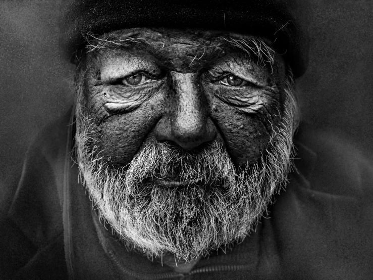 a close up s of an elderly man